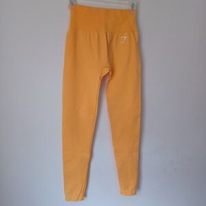 GYMSHARK Women's Bright Yellow Sz Small Activewear NWOT